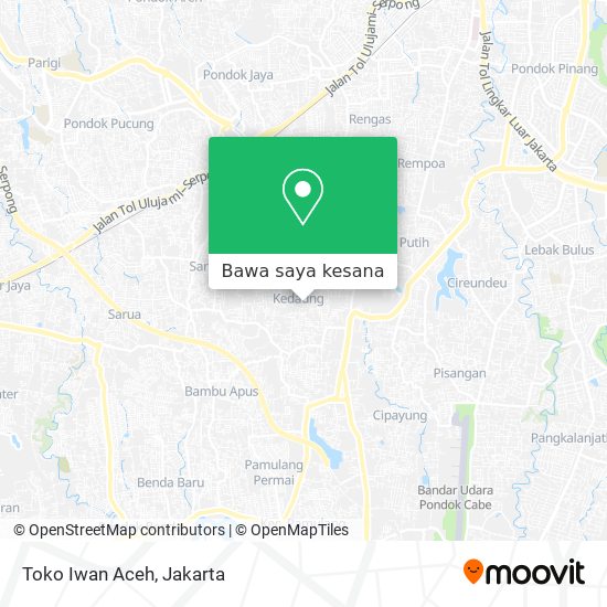 Peta Toko Iwan Aceh