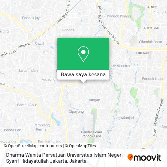 Peta Dharma Wanita Persatuan Universitas Islam Negeri Syarif Hidayatullah Jakarta