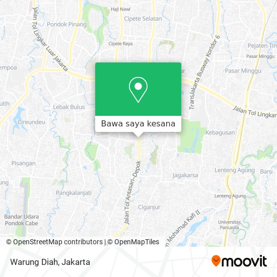 Peta Warung Diah