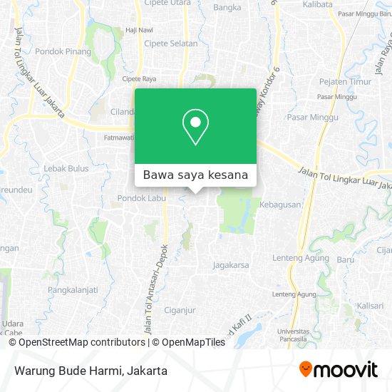 Peta Warung Bude Harmi