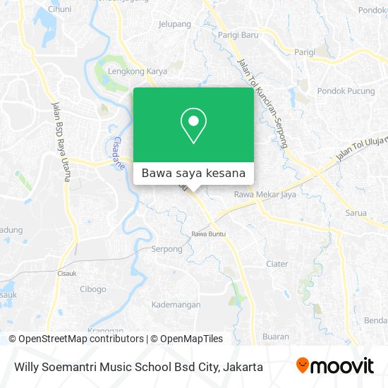 Peta Willy Soemantri Music School Bsd City