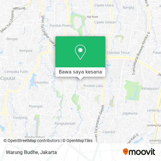 Peta Warung Budhe