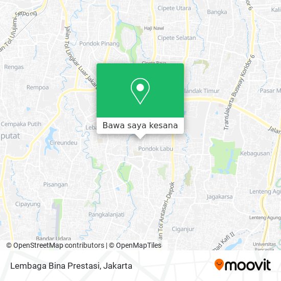 Peta Lembaga Bina Prestasi