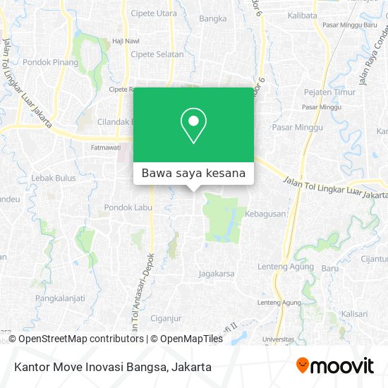 Peta Kantor Move Inovasi Bangsa