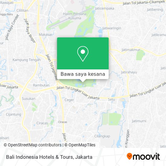 Peta Bali Indonesia Hotels & Tours