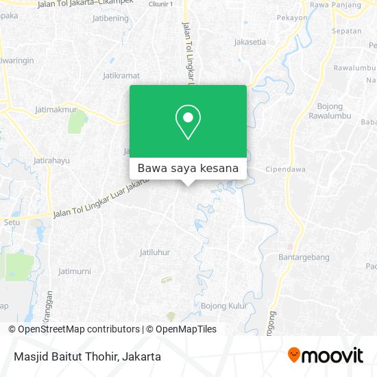 Peta Masjid Baitut Thohir