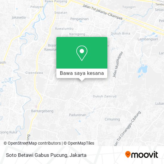 Peta Soto Betawi Gabus Pucung