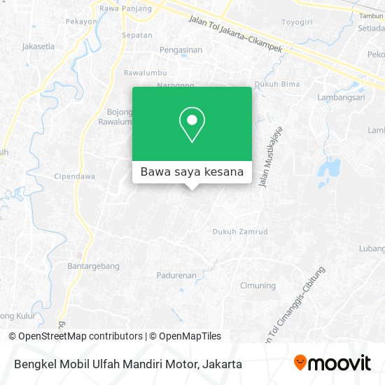 Peta Bengkel Mobil Ulfah Mandiri Motor