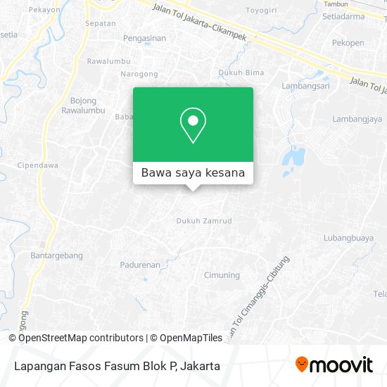 Peta Lapangan Fasos Fasum Blok P