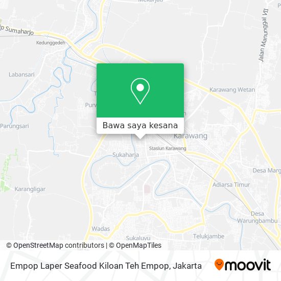 Peta Empop Laper Seafood Kiloan Teh Empop