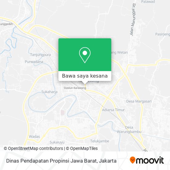 Peta Dinas Pendapatan Propinsi Jawa Barat