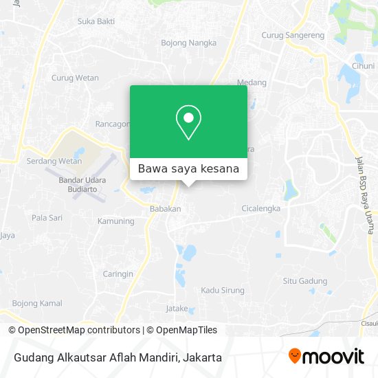 Peta Gudang Alkautsar Aflah Mandiri