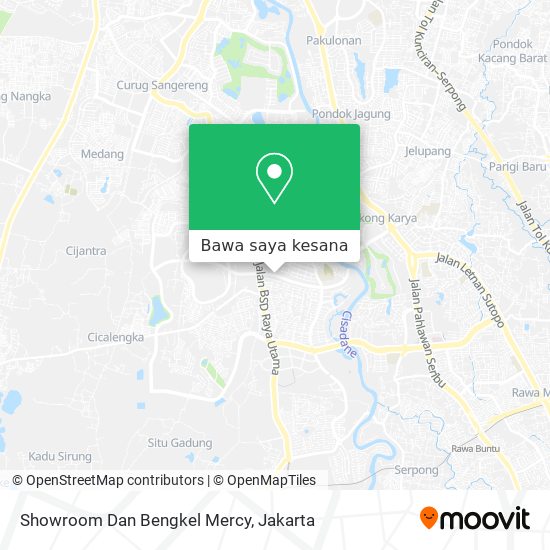 Peta Showroom Dan Bengkel Mercy