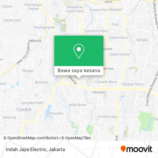 Peta Indah Jaya Electric