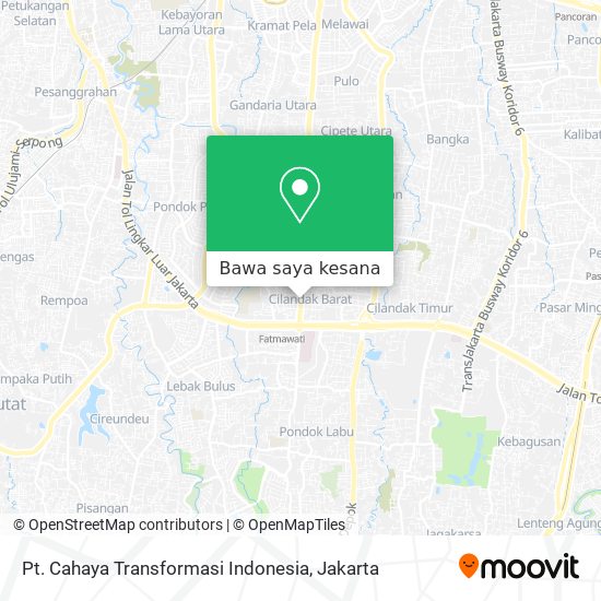 Peta Pt. Cahaya Transformasi Indonesia