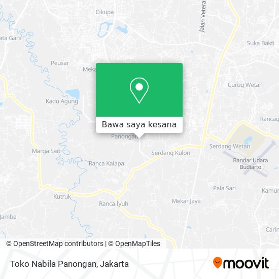 Peta Toko Nabila Panongan