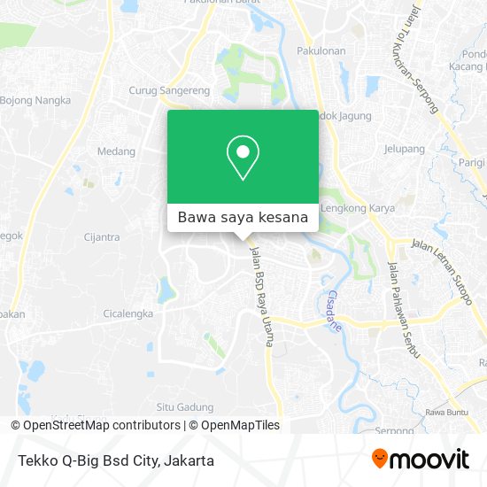 Peta Tekko Q-Big Bsd City