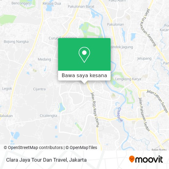 Peta Clara Jaya Tour Dan Travel