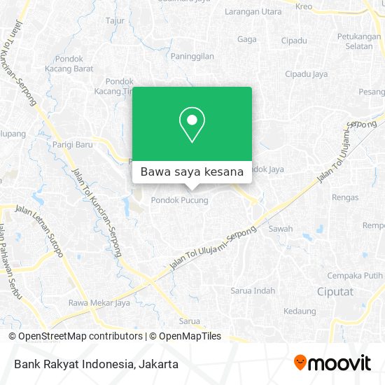 Peta Bank Rakyat Indonesia