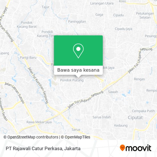 Peta PT Rajawali Catur Perkasa