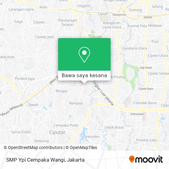 Peta SMP Ypi Cempaka Wangi
