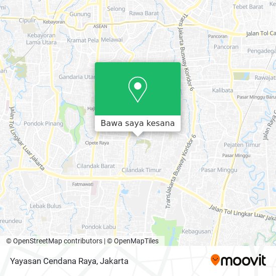 Peta Yayasan Cendana Raya