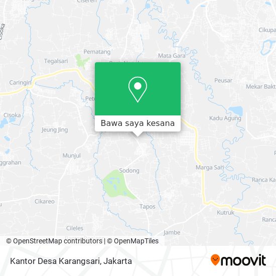 Peta Kantor Desa Karangsari