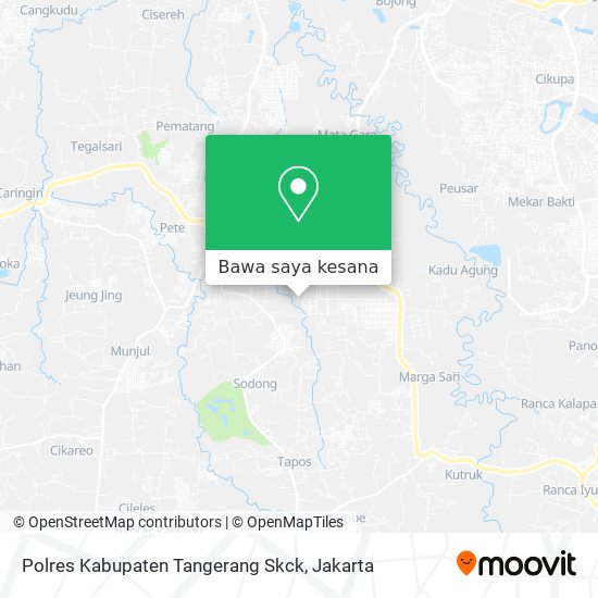 Peta Polres Kabupaten Tangerang Skck