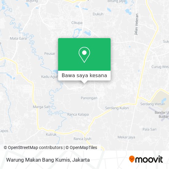 Peta Warung Makan Bang Kumis