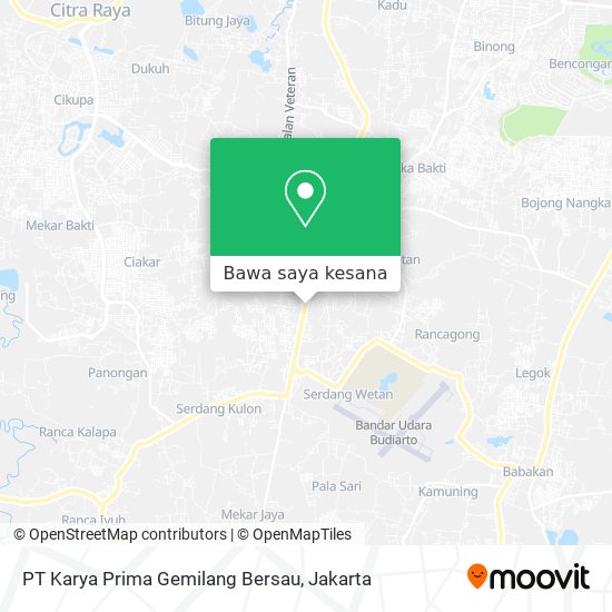 Peta PT Karya Prima Gemilang Bersau