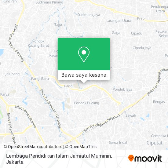 Peta Lembaga Pendidikan Islam Jamiatul Muminin