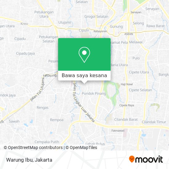 Peta Warung Ibu