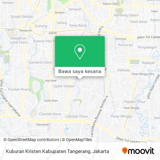 Peta Kuburan Kristen Kabupaten Tangerang