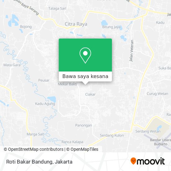 Peta Roti Bakar Bandung