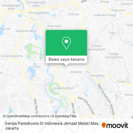 Peta Gereja Pantekosta DI Indonesia Jemaat Melati Mas