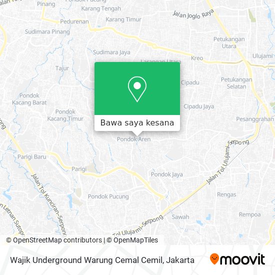 Peta Wajik Underground Warung Cemal Cemil