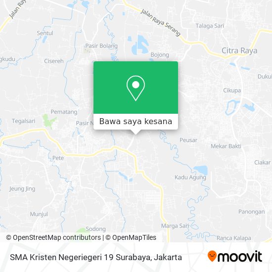 Peta SMA Kristen Negeriegeri 19 Surabaya