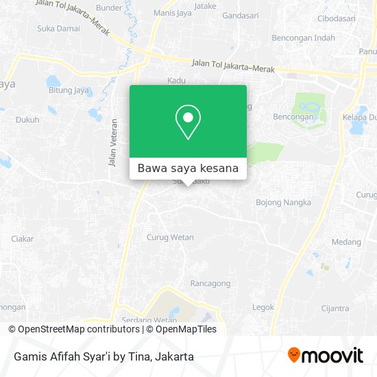 Peta Gamis Afifah Syar'i by Tina