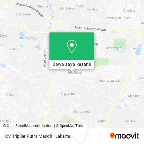 Peta CV Tripilar Putra Mandiri