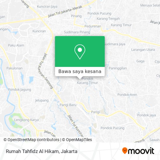 Peta Rumah Tahfidz Al Hikam