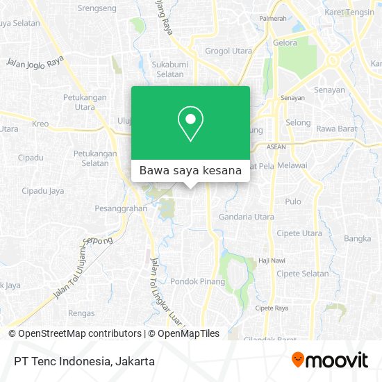 Peta PT Tenc Indonesia