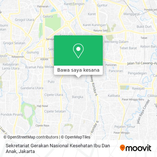 Peta Sekretariat Gerakan Nasional Kesehatan Ibu Dan Anak