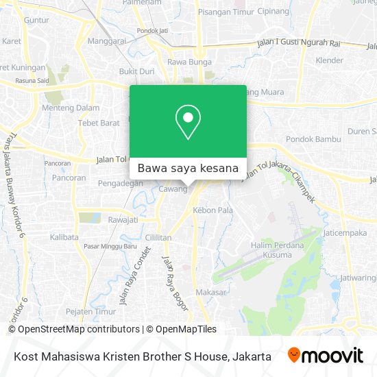 Peta Kost Mahasiswa Kristen Brother S House