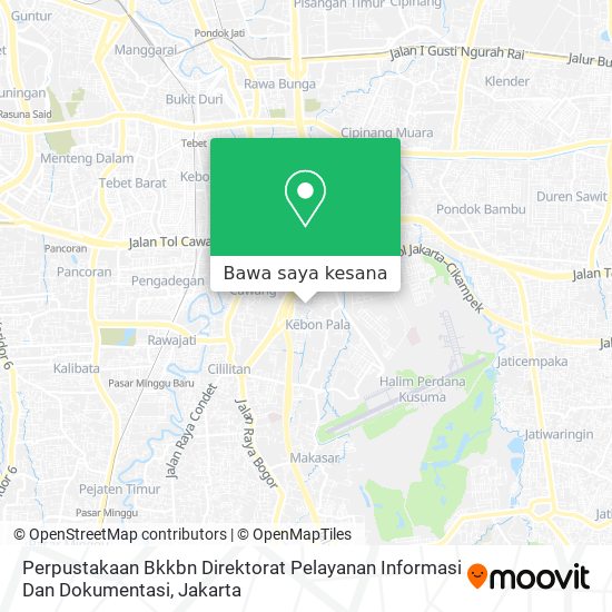 Peta Perpustakaan Bkkbn Direktorat Pelayanan Informasi Dan Dokumentasi