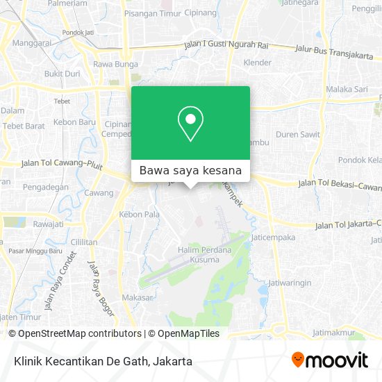 Peta Klinik Kecantikan De Gath