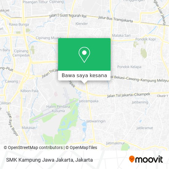 Peta SMK Kampung Jawa Jakarta