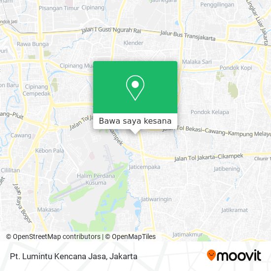 Peta Pt. Lumintu Kencana Jasa