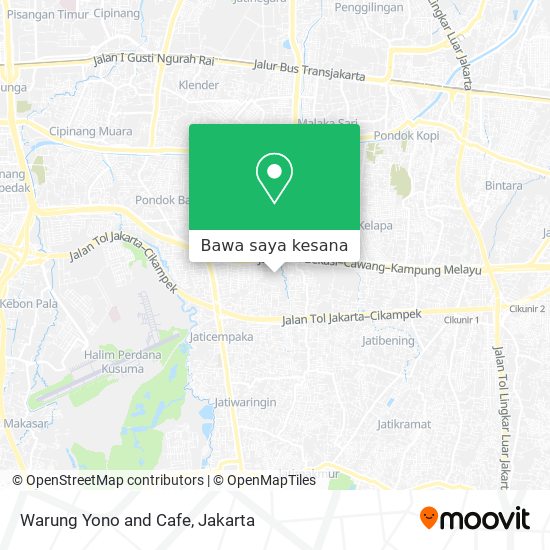 Peta Warung Yono and Cafe