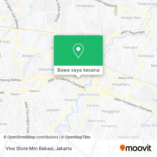 Peta Vivo Store Mm Bekasi
