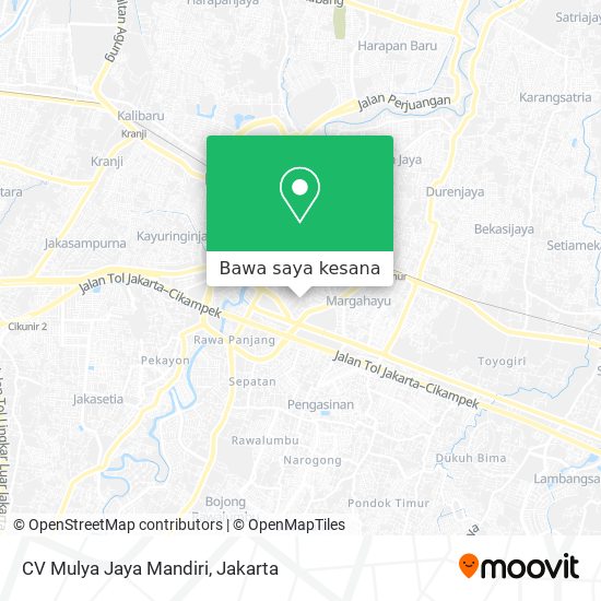 Peta CV Mulya Jaya Mandiri